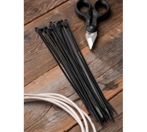 Хомут нейлоновый ЧЕРНЫЙ 3,6х250 (уп./100шт) EKF Simple  plc-cb-3.6x250  EKF