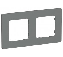 FLITE Classic Рамка 2-ая РУ-2-К-ФлМА мокрый асфальт  FI-M22-32-20-K80  IEK