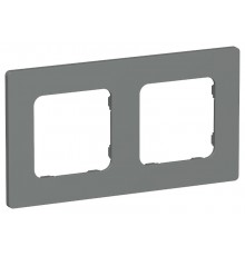 FLITE Classic Рамка 2-ая РУ-2-К-ФлМА мокрый асфальт  FI-M22-32-20-K80  IEK