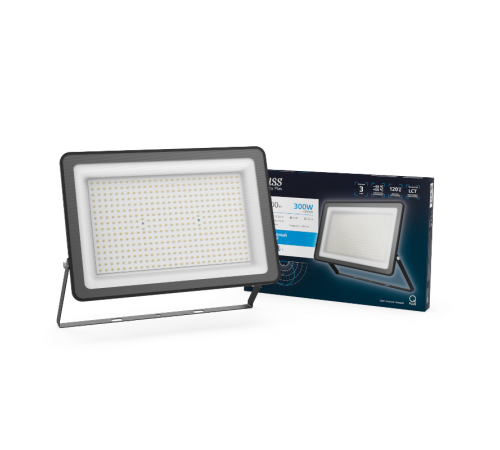 Прожектор светодиодный Qplus 300W 36000lm 6500K 175-265V IP65 черный LED 1/2  613511300  Gauss