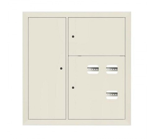 Щит этажный 3 кв. слаботочка слева RAL9002 (1000х950х150)  PROxima mb29-v-3z-ral9002 EKF