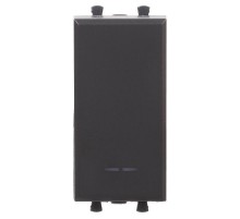 Переключатель модульный, "Avanti", "Черный матовый", 1 модуль  4412111  DKC