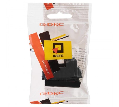 Переключатель модульный, "Avanti", "Черный матовый", 1 модуль  4412111  DKC