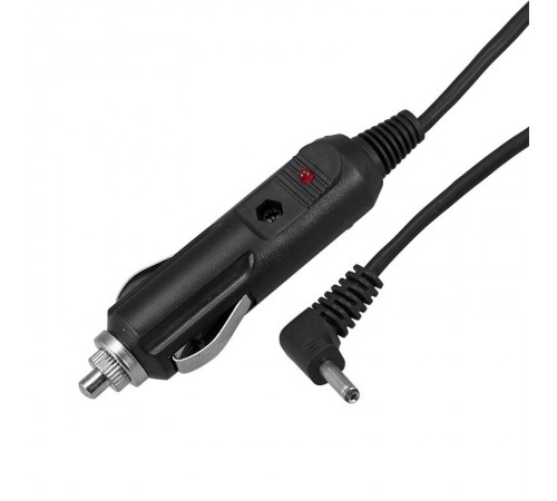 Автозарядка с индикатором (разъем 1.4х3.4) (АЗУ) шнур прямой 1.5 м  16-0235-4  REXANT