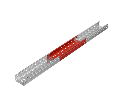 Лоток перф. 50х100х1,0 L2500 мм "Быстрый монтаж ПЛЮС" HD  LPplus50-100-1.0-2500 HD  КМ-Профиль