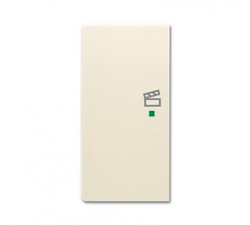Клавиша двойная левая free@home, сцена, future, цвет слоновая кость  6220-0-0524   2CKA006220A0524  ABB