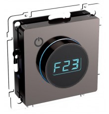 BRITE Термостат электронный с индикацией ТС10-1-БрТБ темная бронза  BR-RT11-K45  IEK