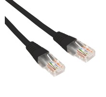 Патч-корд U/UTP CAT 6, RJ45-RJ45, 26AWG, LSZH, черный, 0.3м REXANT  02-0292-03  REXANT