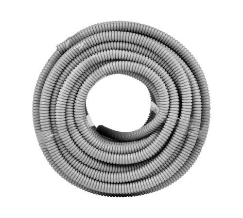 Труба гибкая гофрированная ПВХ 16мм с протяжкой (50м)  tg-z-16-50m  EKF