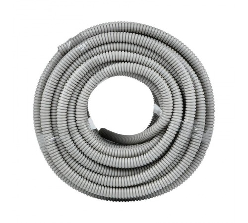 Труба гибкая гофрированная ПВХ 16мм с протяжкой (50м)  tg-z-16-50m  EKF