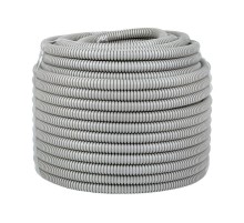 Труба гибкая гофрированная ПВХ 16мм с протяжкой (50м)  tg-z-16-50m  EKF