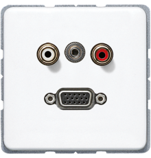 Мультимедиа-розетка MACD1072WW Jung