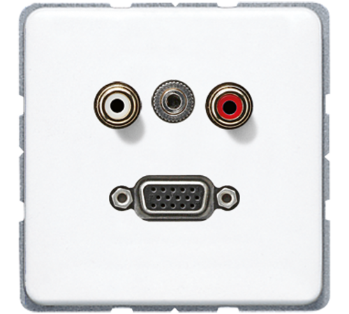 Мультимедиа-розетка MACD1072WW Jung