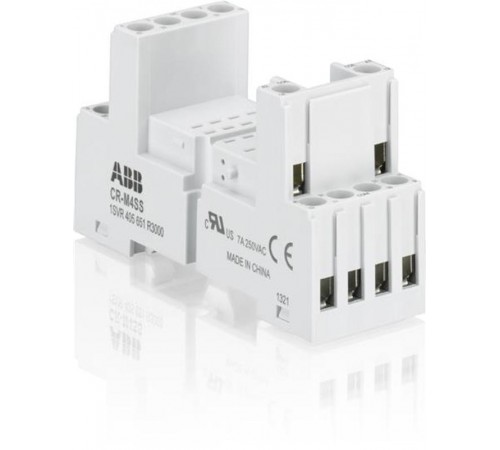 Цоколь CR-M4SS (стандартный) для реле CR-M 2/4ПК  1SVR405651R3000  ABB