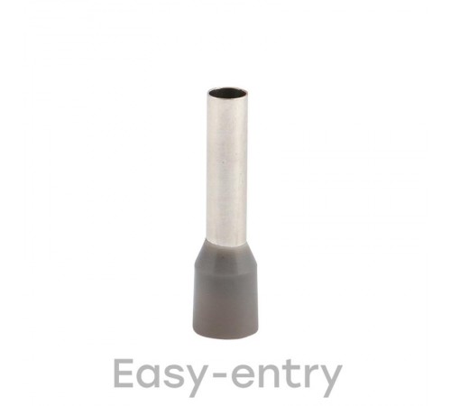 Наконечник штыревой втулочный изолированный НШвИ 4,0-12 (50шт.) EKF PROxima  nhvi-4.0-12  EKF