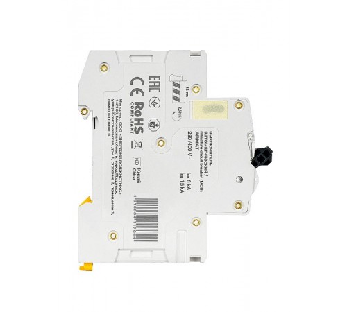 Выключатель автоматический трехполюсный M10N 3P C 16А 10кА ARMAT  AR-M10N-3-C016  IEK