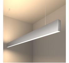 Светильник светодиодный подвесной линейный двусторонний 128см 50W 4200K матовое серебро (101-200-40-128)  a041493  Elektrostandard