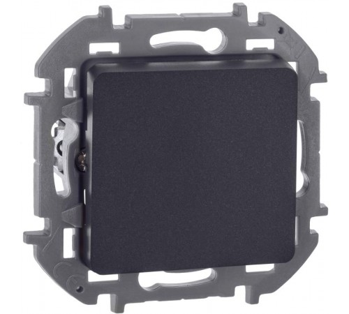 Inspiria Антрацит Переключатель перекрёстный 1-клавишный 10АХ 250В винтовые зажимы  673583  Legrand
