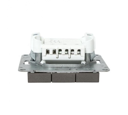 Механизм выключателя, трёхклавишный, мокко Эпика  UP1-SWM-31 EKF