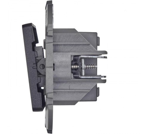 Inspiria Антрацит Переключатель перекрёстный 1-клавишный 10АХ 250В винтовые зажимы  673583  Legrand