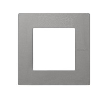 Simon 27 Рамка универсальная, 1 пост, (+суппорт, +шестигранник), 100*100мм, IP44, IK07, Scudo, серый  2705610-063  Simon