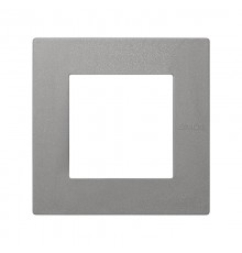 Simon 27 Рамка универсальная, 1 пост, (+суппорт, +шестигранник), 100*100мм, IP44, IK07, Scudo, серый  2705610-063  Simon