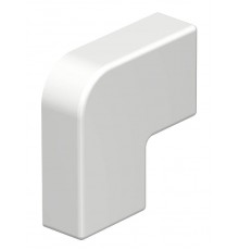 Крышка плоского угла кабельного канала WDK 10x20 мм (ПВХ,белый) (WDK HF10020RW)  6154212  OBO Bettermann