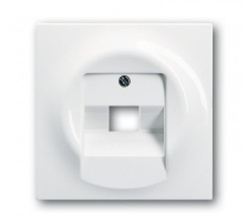 Плата центр. (накладка) для 1-постовой телекоммуникационной розетки 0213, 0216, серия impuls, цвет альп. белый  1753-0-8964   2CKA001753A8964  ABB