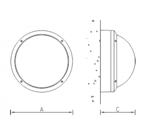 Светильник светодиодный пылевлагозащ. GRANDA LED 26W 840 SL 26Вт 4000К IP65  1441000010  Световые Технологии