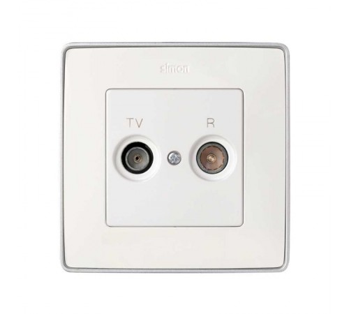 Simon 75 Механизм Розетка R-TV+SAT одиночная (аналоговый сигнал), S82, S82N, S88, S82 Detail  75486-39  Simon