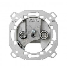 Simon 75 Механизм Розетка R-TV+SAT конечная (аналоговый сигнал), S82, S82N, S88, S82 Detail  75488-39  Simon