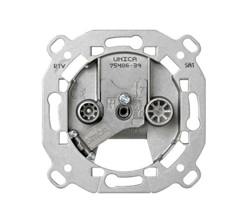 Simon 75 Механизм Розетка R-TV+SAT одиночная (аналоговый сигнал), S82, S82N, S88, S82 Detail  75486-39  Simon