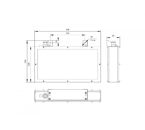 Световой указатель аварийного освещения BS-FLAGMAN-10-S1-ELON  a17020  Белый свет