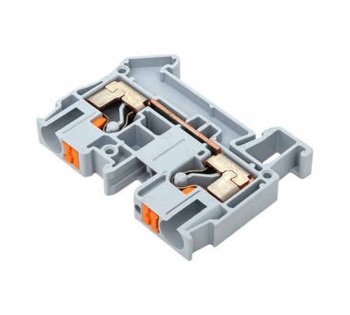 Клеммная колодка пружинная 6 Push-in серая PIT-6  EKF