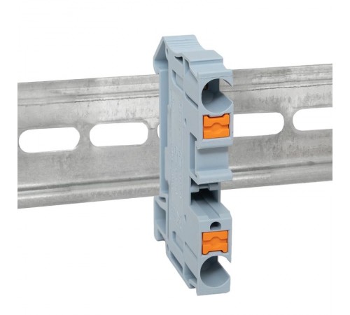 Клеммная колодка пружинная 6 Push-in серая PIT-6  EKF