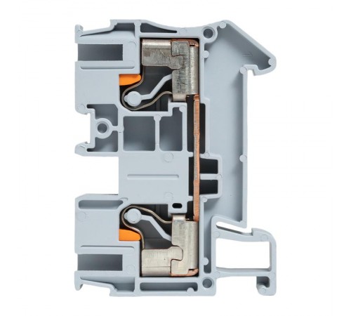 Клеммная колодка пружинная 6 Push-in серая PIT-6  EKF
