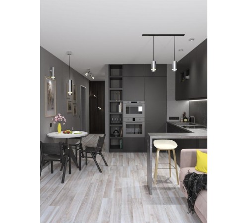 Светильник накладной под лампу GX53 хром IEK  LUPB0-GX53-1-K23  IEK