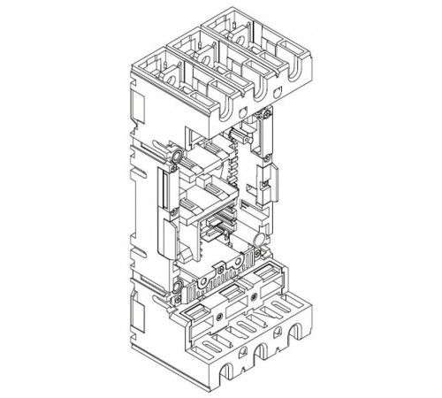DRX 250 HP Основание втычного устройства с передним присоединением 3П  669330  Legrand