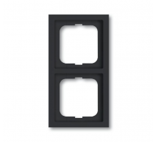 Рамка 2-постовая, серия, серия solo/future, цвет linear, цвет антрацит  1754-0-4241   2CKA001754A4241  ABB