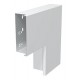 Плоский угол с крышкой кабельного канала LKM 60x150 мм (сталь,белый) (LKM F60150RW)  6249515  OBO Bettermann