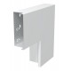 Плоский угол с крышкой кабельного канала LKM 60x150 мм (сталь,белый) (LKM F60150RW)  6249515  OBO Bettermann