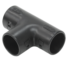 Тройник открывающийся TI25G черный (5шт/компл)   CTA10D-TIG25-K02-005  IEK