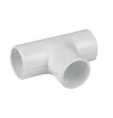 Тройник соединительный для трубы 16мм (5шт) белый Plast EKF  tr-t-16w-r  EKF