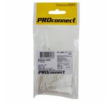 Дюбель-хомут 11-18 белый (10 шт.) PROCONNECT  07-4502-2-9  PROconnect