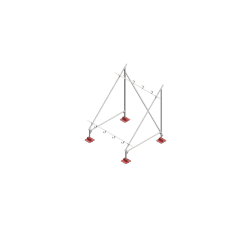 Опорная конструкция для установки солнечной панели/коллектора TECHNORAPTOR LIGHTFOOT  KM-TR-LTF-SSfSPI-C  КМ - профиль