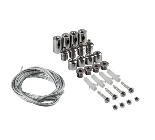 Подвес для панелей LD510 (соединитель AL2113), длина 100см, серебро  21661  FERON