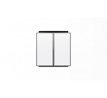 Клавиша для 2-клавишных выключателей/переключателей/кнопок, серия SKY, цвет альпийский белый2CLA851100A1101 ABB