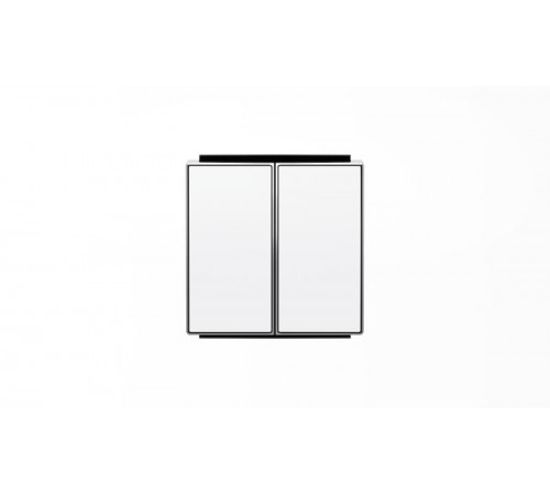 Клавиша для 2-клавишных выключателей/переключателей/кнопок, серия SKY, цвет альпийский белый2CLA851100A1101 ABB