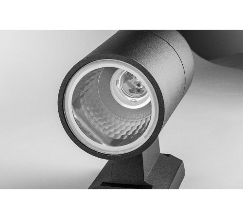 Светильник архитектурный настенный DH0702 230V без лампы 2*E27, 260*155*90 черный, ДЛЯ ЛАМП R63, G45  06294  FERON