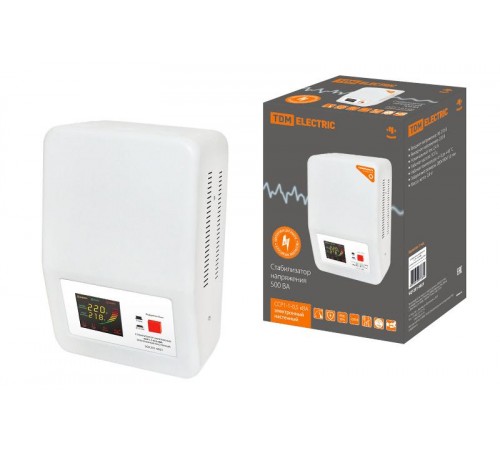 Стабилизатор напряжения ССР1-1-0,5кВА электронный настенный  SQ1201-0021  TDM